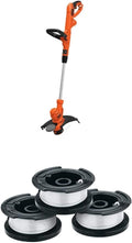 BLACK+DECKER Weed Wacker with Auto Feed, 14-Inch 2 in 1 String Trimmer Lawn Edger, Powerful 6.5-Amp Lightweight Electric Weed Eater (BESTA510)