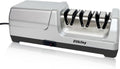 dskiley Electric Knife Sharpener for Kitchen, Professional 3-Stage 100% Diamond System with 20° Precision Angle