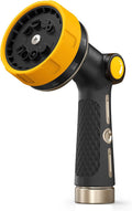 RAINPOINT Garden Hose Nozzle Heavy Duty, 100% Metal Thumb Control Spray Nozzles for Garden Hose High Pressure