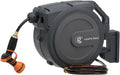 Giraffe Tools Retractable Garden Hose Reel 1/2 Inch x 155 with 5 ft Leader Hose, Heavy Duty, Any Length Lock, Slow Return System