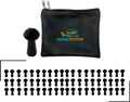 Tire Repair Kit, GRAND PITSTOP Tubeless Tire Gun Puncture Repair Kit with Mushroom Plug for Tyre Punctures and Flats on Cars, Motorcycles, ATV