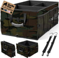 Car Trunk Organizer, GORILLA GRIP Trunk Organizer for SUV and Cars, Large Capacity Collapsible Car Trunk Storage Organizer, Heavy Duty Car Accessories