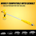 wevgbv Stand Up Weed Puller, Electric Weed Puller Tool Compatible with Dewalt 20V Max Battery, Stand-Up Weed Puller Tool 3-Claw Steel Head