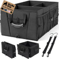Car Trunk Organizer, GORILLA GRIP Trunk Organizer for SUV and Cars, Large Capacity Collapsible Car Trunk Storage Organizer, Heavy Duty Car Accessories
