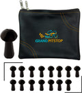 Tire Repair Kit, GRAND PITSTOP Tubeless Tire Gun Puncture Repair Kit with Mushroom Plug for Tyre Punctures and Flats on Cars, Motorcycles, ATV