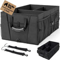 Car Trunk Organizer, GORILLA GRIP Trunk Organizer for SUV and Cars, Large Capacity Collapsible Car Trunk Storage Organizer, Heavy Duty Car Accessories