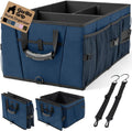 Car Trunk Organizer, GORILLA GRIP Trunk Organizer for SUV and Cars, Large Capacity Collapsible Car Trunk Storage Organizer, Heavy Duty Car Accessories