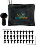 Tire Repair Kit, GRAND PITSTOP Tubeless Tire Gun Puncture Repair Kit with Mushroom Plug for Tyre Punctures and Flats on Cars, Motorcycles, ATV