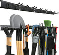 Garage Tool Organizer Wall Mount, 48 inches, Sturdy Storage Rack with Adjustable Hooks, Anti-Rust, Easy Installation, 300lbs Capacity