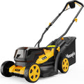 Houselife 40V Cordless Lawn Mower Compatible with Dewalt 2x20V MAX Battery, 14 Inch Electric Lawn Mower with 35L Grass Bag