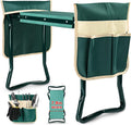 Garden Kneeler & Seat, KVR Upgraded Garden Kneeler and Seat with Thicken & Widen Soft Kneeling Pad