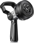 Garden Hose Nozzle, RAINPOINT Heavy Duty Fireman's Hose Nozzle, 7 Modes Water Hose Nozzle with Adjustable Flow Control
