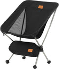Camping Furniture, Naturehike YL08 Ultralight Camping Chair, 2.38 LBS Portable Backpacking Chair with Anti-Sinking Feet