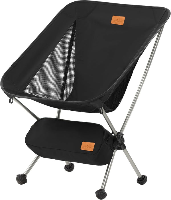 Camping Furniture, Naturehike YL08 Ultralight Camping Chair, 2.38 LBS Portable Backpacking Chair with Anti-Sinking Feet