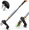 Stand Up Weed Puller, Weed Puller Tool, 4-Claw Steel Head Stand Up Weeder, 39"-46" Adjustable Handle & Easy Eject, Root Weed Remover for Dandelion