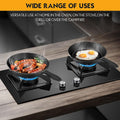 Goeszooin Cast Iron Cookware, Cast Iron Skillet Set -3 Piece 6 inch, 8 inch and 10 inch Cast Iron Pan, with Scraper+Dish Sponge