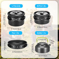 Camping Cookware Set, Gejoy 42 Pcs Camping Cookware Mess Kit, Non Stick Lightweight Pots Pan Kettle, Collapsible Water Container and Bucket
