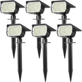 WENATY Solar Outdoor Lights, Solar Spot Lights Outdoor Waterproof IP65, 12 Pack Landscape Spotlights with 46 LEDs