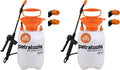 Petra Petratools 2 Gallon Pump Sprayer, HD201 Garden Sprayer for Weeds, Lawn Care & Pesticides, 52" Long Hose, 2 Nozzles & Easy Carry Handle