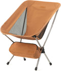 Camping Furniture, Naturehike YL08 Ultralight Camping Chair, 2.38 LBS Portable Backpacking Chair with Anti-Sinking Feet