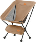 Camping Furniture, Naturehike YL08 Ultralight Camping Chair, 2.38 LBS Portable Backpacking Chair with Anti-Sinking Feet