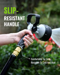 Garden Hose Nozzle, RAINPOINT Heavy Duty Fireman's Hose Nozzle, 7 Modes Water Hose Nozzle with Adjustable Flow Control