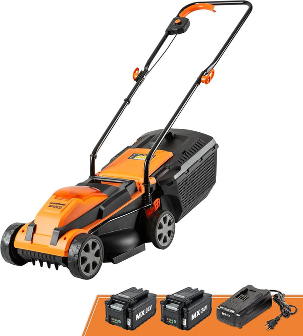 LawnMaster MEB1216K Electric Lawn Mower 16-Inch 12AMP