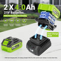 Dwarfuarm Cordless Leaf Blower with 715 CFM, 35, 000 RPM Brushless Motor, Lightweight Electric Blower with LCD & 3-Speed Modes
