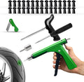 Tire Repair Kit, GRAND PITSTOP Tubeless Tire Gun Puncture Repair Kit with Mushroom Plug for Tyre Punctures and Flats on Cars, Motorcycles, ATV
