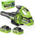 Dwarfuarm Cordless Leaf Blower with 715 CFM, 35, 000 RPM Brushless Motor, Lightweight Electric Blower with LCD & 3-Speed Modes