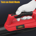 Leaf Blower for Milwaukee 18V Battery, 450CFM Electric Leaf Blower with 130MPH, Copper Motor, Handheld for Lawn Care, Yard (Battery Not Included)(Red)
