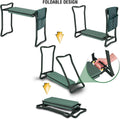 Abco Tech Garden Kneeler & Seat, Garden Kneeler And Seat, Protects Your Knees, Clothes From Dirt & Grass Stains, Foldable Stool For Ease Of Storage