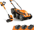 LawnMaster MEB1216K Electric Lawn Mower 16-Inch 12AMP
