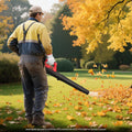 Leaf Blower for Milwaukee 18V Battery, 450CFM Electric Leaf Blower with 130MPH, Copper Motor, Handheld for Lawn Care, Yard (Battery Not Included)(Red)