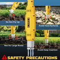 Stand Up Weed Puller, Ecarke Brushless Electric Weed Puller, Compatible with DeWalt 20V Battery