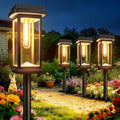 TuyLuxe Solar Outdoor Lights, Solar Pathway Lights Outdoor, 8 Pack Upgraded Solar Garden Lights Solar Powered, Solar Lights Outdoor Waterproof IP65
