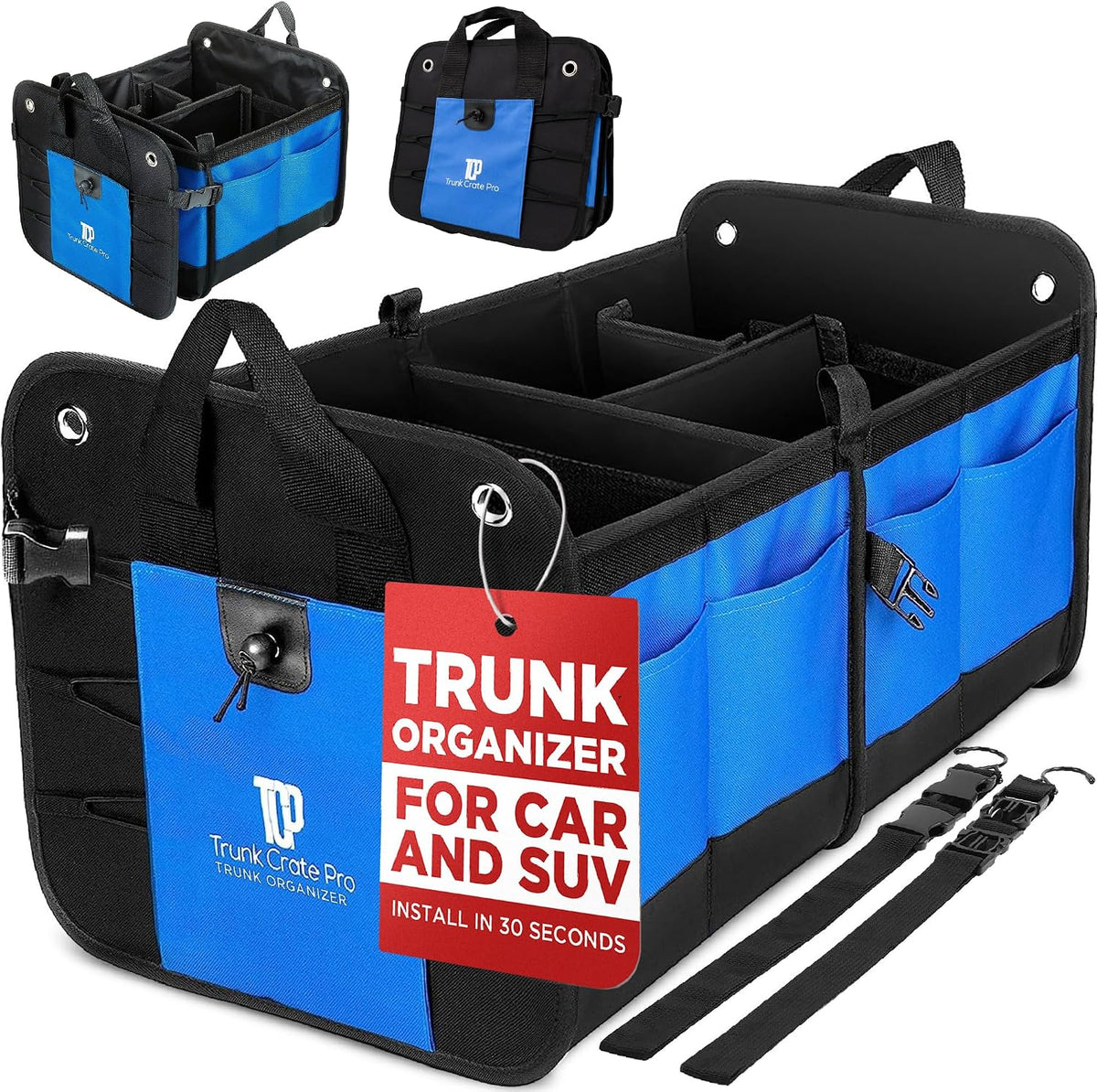 TRUNKCRATEPRO Trunk Organizer For Car, SUV, Truck