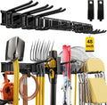 Garage Tool Organizer, 64" Garage Wall Tool Organizer, 900 Lbs Heavy Duty Steel Garden Tool Storage Rack & Garage Organization for Yard, Shed, Garage