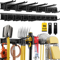 Garage Tool Organizer, 64" Garage Wall Tool Organizer, 900 Lbs Heavy Duty Steel Garden Tool Storage Rack & Garage Organization for Yard, Shed, Garage