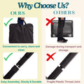 Camping Furniture, Folding Table w/ Carry Bag, Paper Towel Holder, Garbage Holder, Wing Panels, 3x2 FT Foldable Table for Portable Grill, Picnic