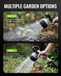 Garden Hose Nozzle, RAINPOINT Heavy Duty Fireman's Hose Nozzle, 7 Modes Water Hose Nozzle with Adjustable Flow Control