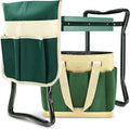 Garden Kneeler & Seat, KVR Upgraded Garden Kneeler and Seat with Thicken & Widen Soft Kneeling Pad