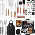 BBQ Grill Tool Set, Kaluns 35PC BBQ Grill Tools Set, Heavy Duty Stainless Steel Grill Accessories Kit with Case, Meat Thermometer, Injector