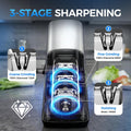 Krcqap Knife Sharpener Electric for Kitchen, 3-Stage Kitchen Knife Sharpener, 15°Precision Angle Guide Knife Sharpeners