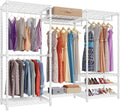 Portable Closet Organizer, VIPEK V5 Heavy Duty Clothes Rack, Portable Closet Wardrobe with 4 Hanging Rods & 8 Shelves