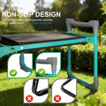 WEILISEN Garden Kneeler & Seat, Garden Kneeler and Seat, 2-in-1 Foldable Garden Bench with Non-Slip EVA Foam Pad, Storage Bags, Glove