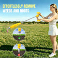 wevgbv Stand Up Weed Puller, Electric Weed Puller Tool Compatible with Dewalt 20V Max Battery, Stand-Up Weed Puller Tool 3-Claw Steel Head