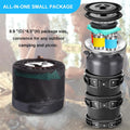 Camping Cookware Set, Gejoy 42 Pcs Camping Cookware Mess Kit, Non Stick Lightweight Pots Pan Kettle, Collapsible Water Container and Bucket