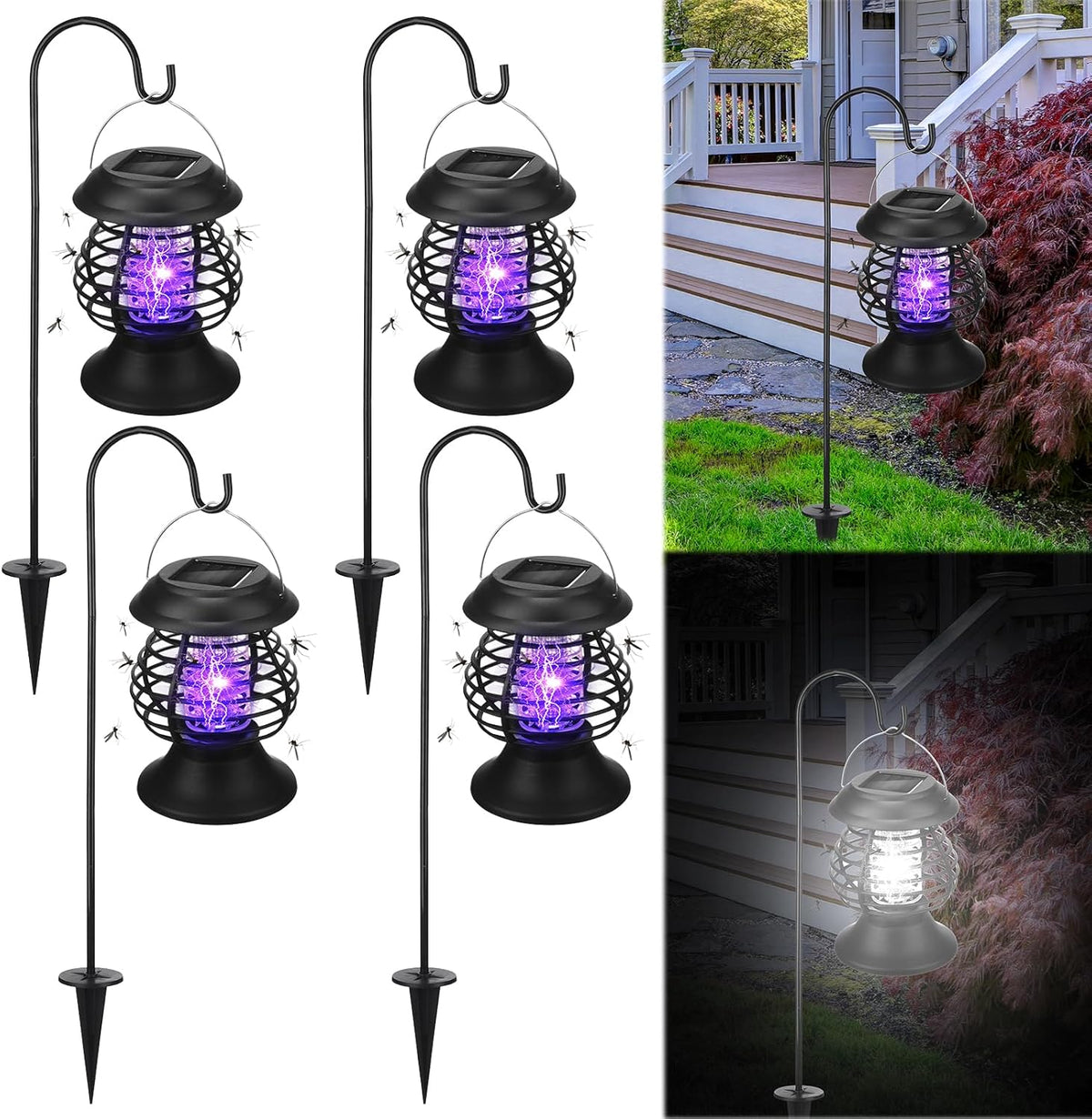 Qualirey Solar Outdoor Lights for Home, Garden and Outdoor Use
