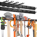 UUP 48" Garage Tool Organizer Wall Mount, 440lbs Garden Garage Storage Garage Organization with Adjustable Heavy Duty Hanging Hooks